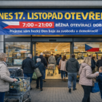 Svátek 17. listopadu 2026: Které obchody zůstanou otevřené a kde nakoupit?