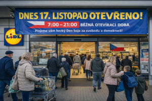 Svátek 17. listopadu 2026: Které obchody zůstanou otevřené a kde nakoupit?